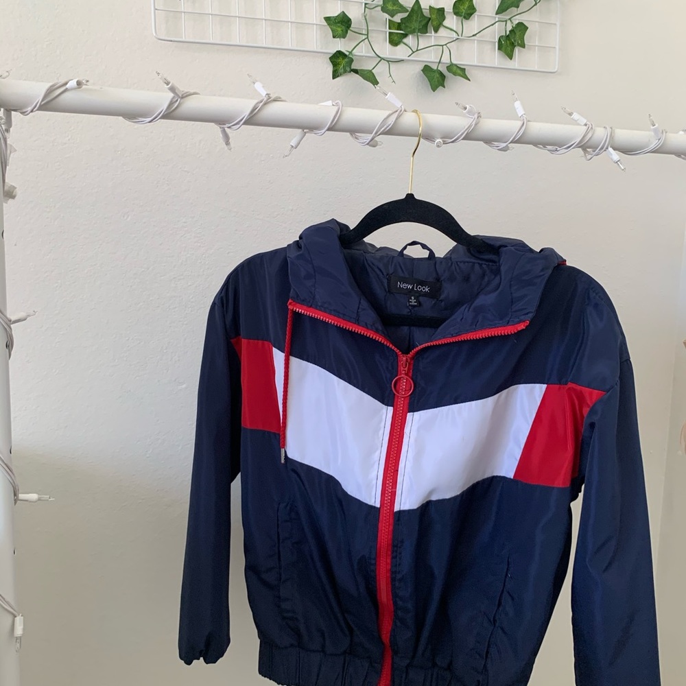 Color Blocked Windbreaker